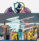 Aralola Apeke Olamuyiwa, first female African Talking Drummer and Cultural Ambassador of Ile-Ife [photo credit: Wale Ogunyomade]